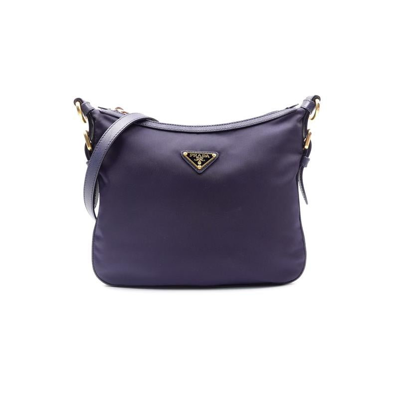 Pre-owned Prada Blue Nylon Shoulder Bag