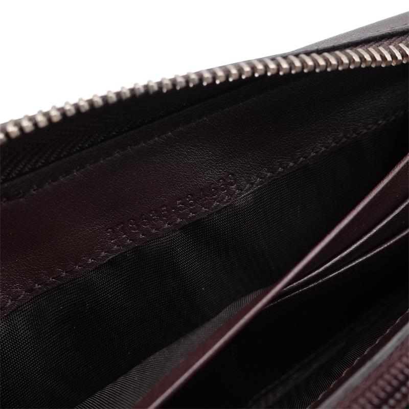 【Deal】Pre-owned Gucci Brown Calfskin Wallet-HZ