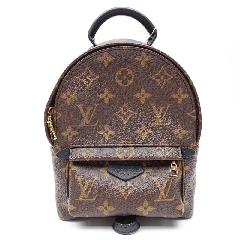 Pre-owned Louis Vuitton Palm Spring Mini Monogram Coated Canvas Backpack