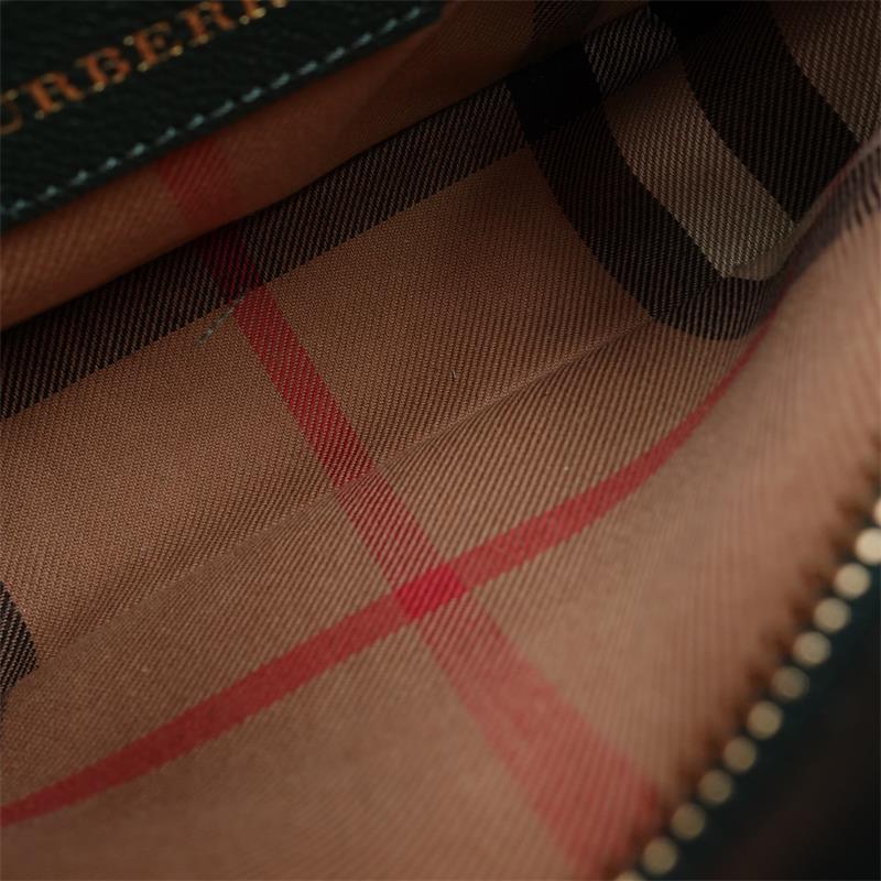 【DEAL】Burberry The Buckle Green Calfskin Cross Body Bag