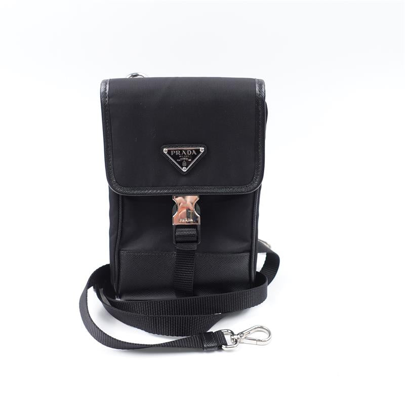 Prada Black Nylon Shoulder Bag