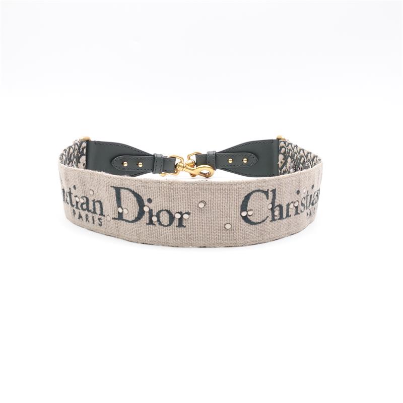 Pre-owned Dior Blue Canvas Strap