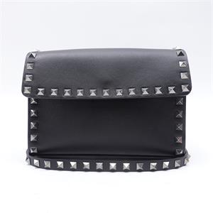 【DEAL】Valentino Black Leather Cross Body Bag