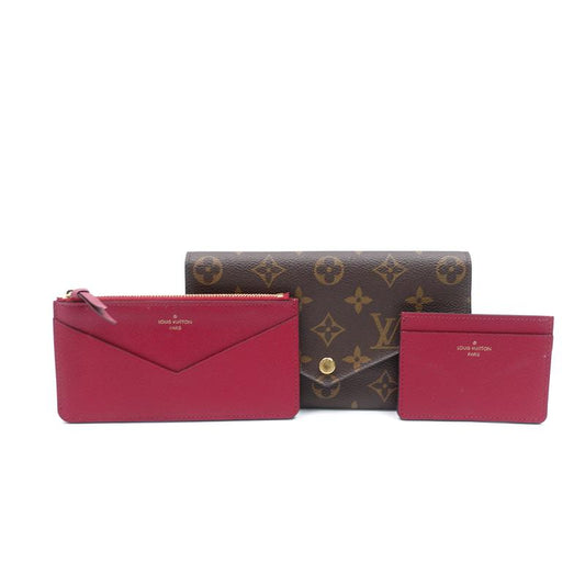 Pre-owned Louis Vuitton Josephine Monogram Coated Canvas Wallet