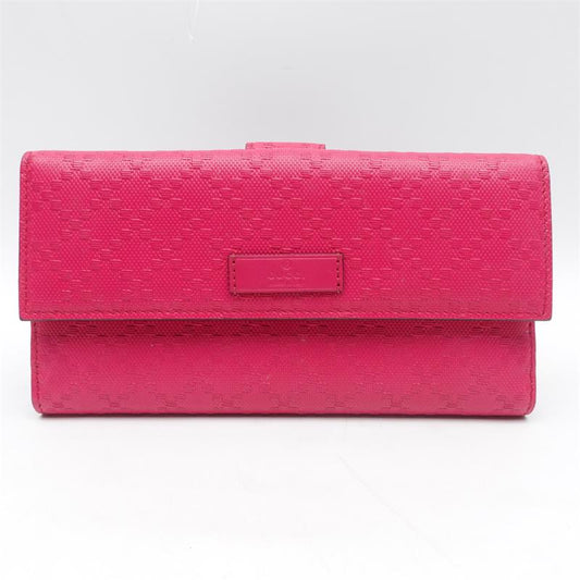 【DEAL】Gucci Fuchsia Pink Canvas Wallet-HZ