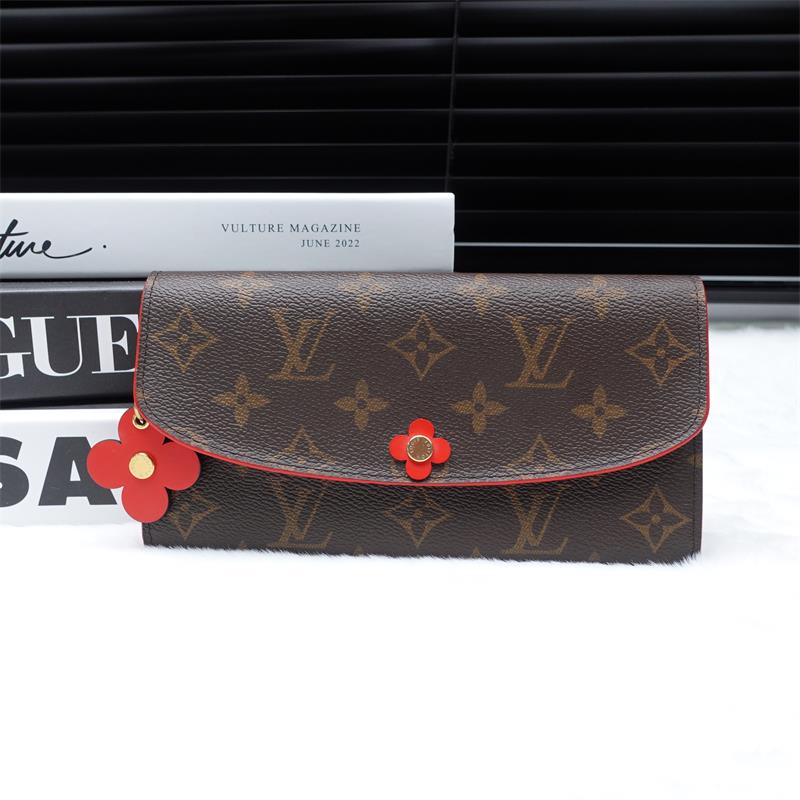 Pre-owned Louis Vuitton Emilie Monogram Wallet