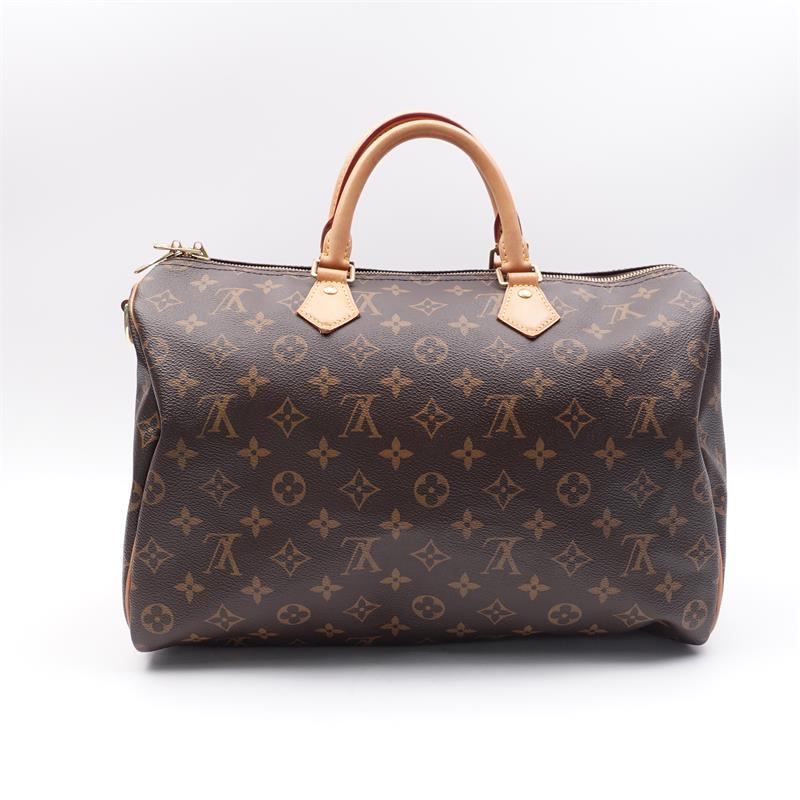 Pre-owned Louis Vuitton Speedy 35 Monogram Coated Canvas Shoulder Bag