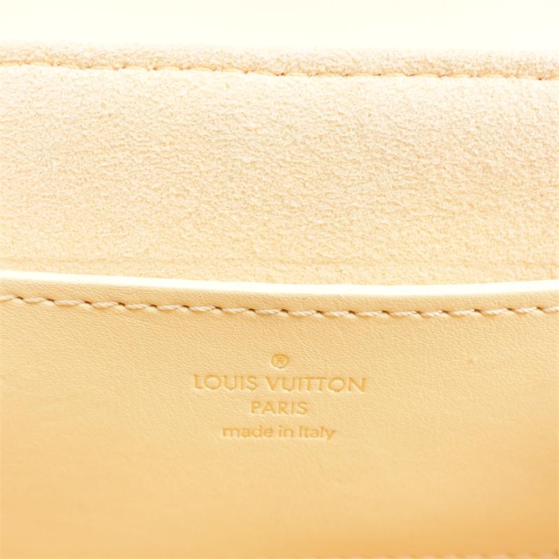 Pre-owned Louis Vuitton New Wave Yellow Calfskin Shoulder Bag-HZ