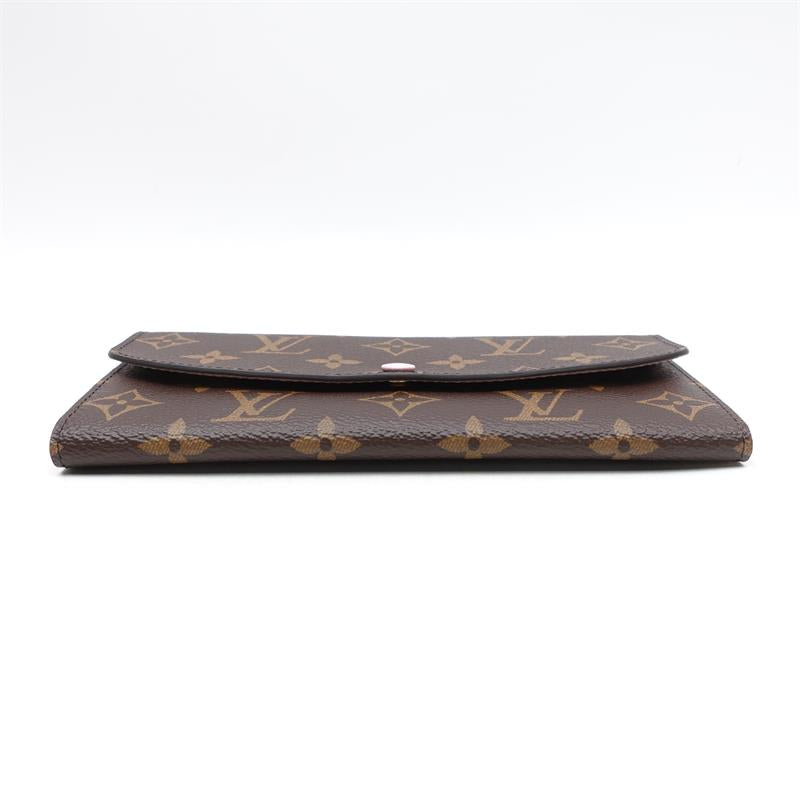 Louis Vuitton Emilie Monogram Coated Canvas Long Wallet-TS