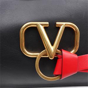 Valentino Black Calfskin Clutch - HZ