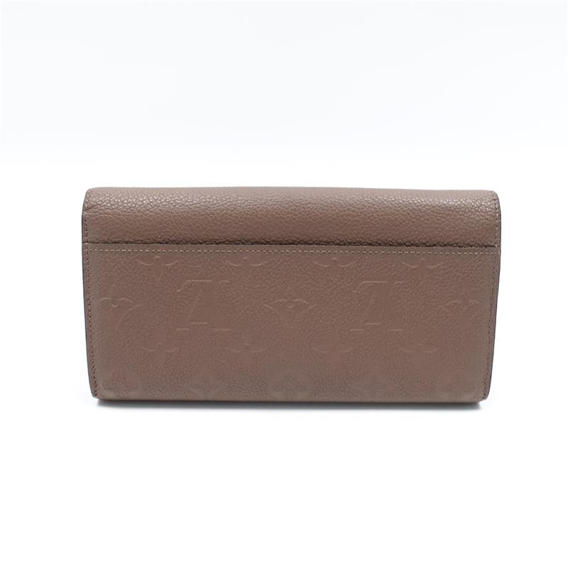 Pre-owned Louis Vuitton Sarah Milktea Calfskin Wallet