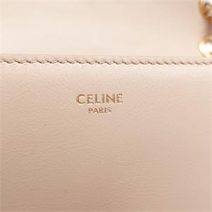 【Deal】Celine Triomphe Milktea Calfskin Shouldrer Bag - TS