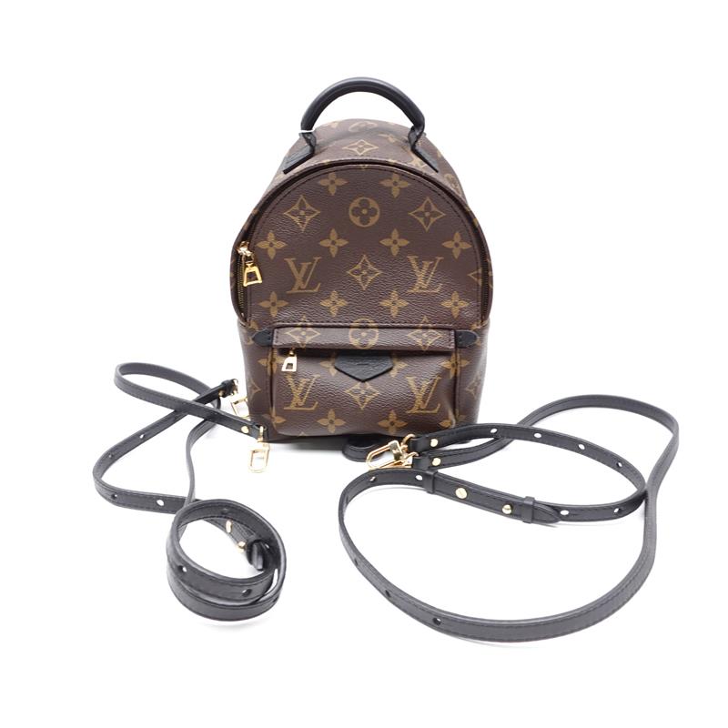 Pre-owned Louis Vuitton Palm Spring Mini Monogram Coated Canvas Backpack