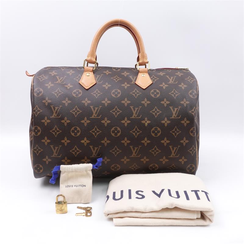 Pre-owned Louis Vuitton Speedy Monogram Coated Canvas Handle Bag