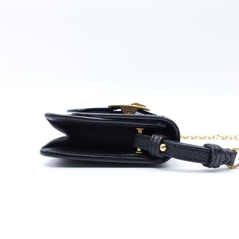 【DEAL】Pre-owned Burberry The Buckle Small Black Calfskin Shoulder Bag