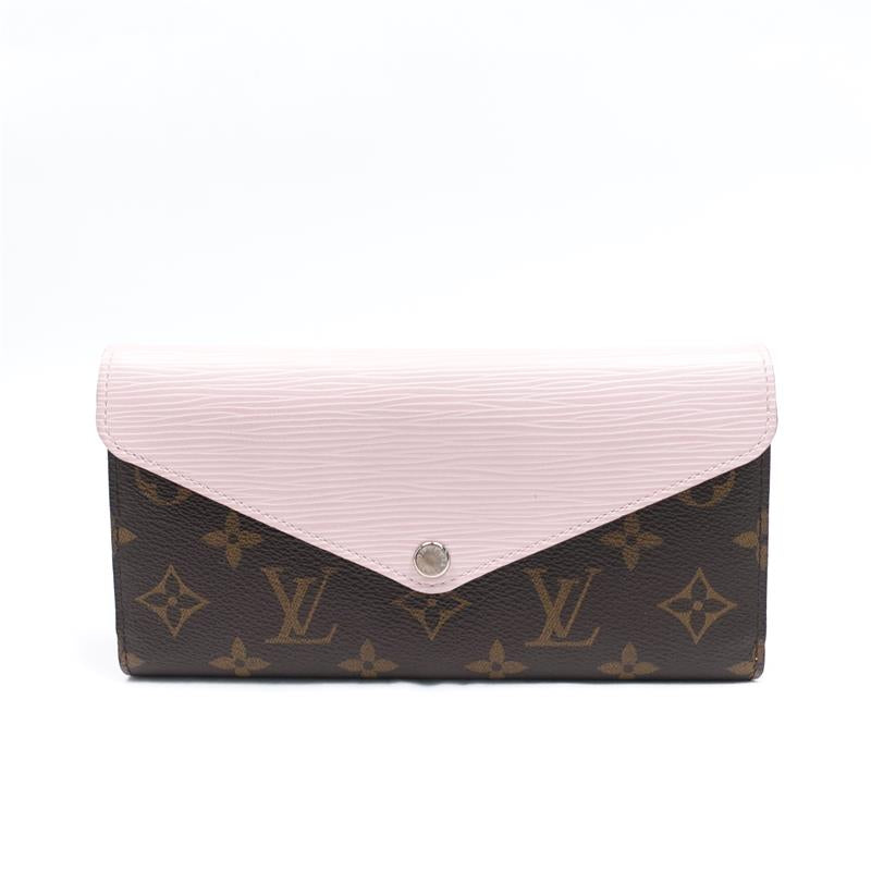 Pre-owned Lousi Vuitton Pink Monogram Coated Canvas Wallet