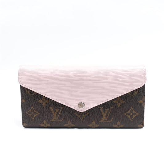 Pre-owned Lousi Vuitton Pink Monogram Coated Canvas Wallet