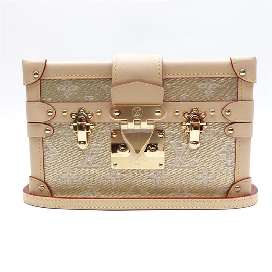 Louis Vuitton Petite Malle Golden Monogram Box Bag