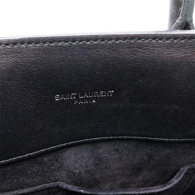 Pre-owned Saint Laurent Black Calfskin Shoulder Bag