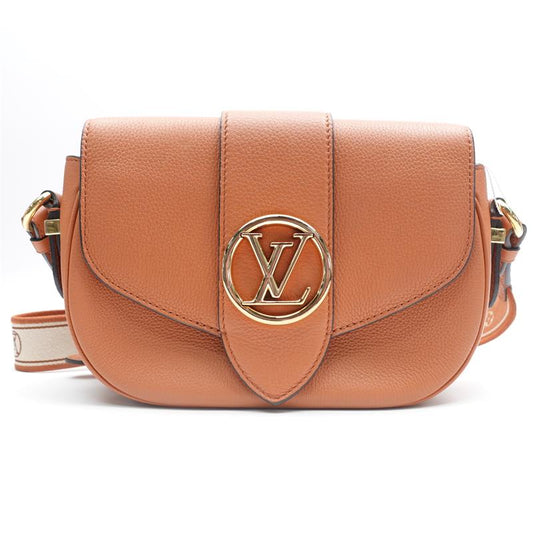 Louis Vuitton Pont 9 Caramel Leather Shoulder Bag