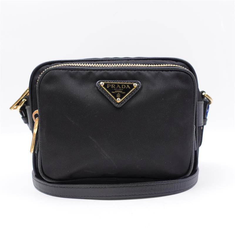 Pre-owned Prada Black Nylon Shoulder Bag