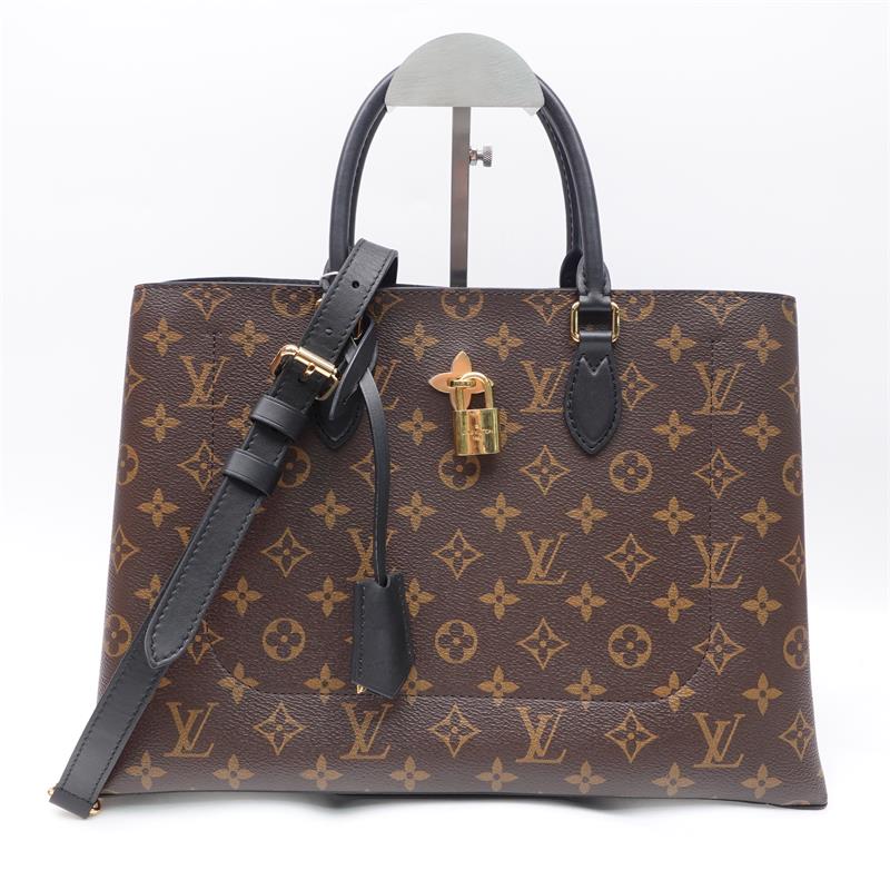 Pre-owned Louis Vuitton Flower Monogram Coated Canvas Tote