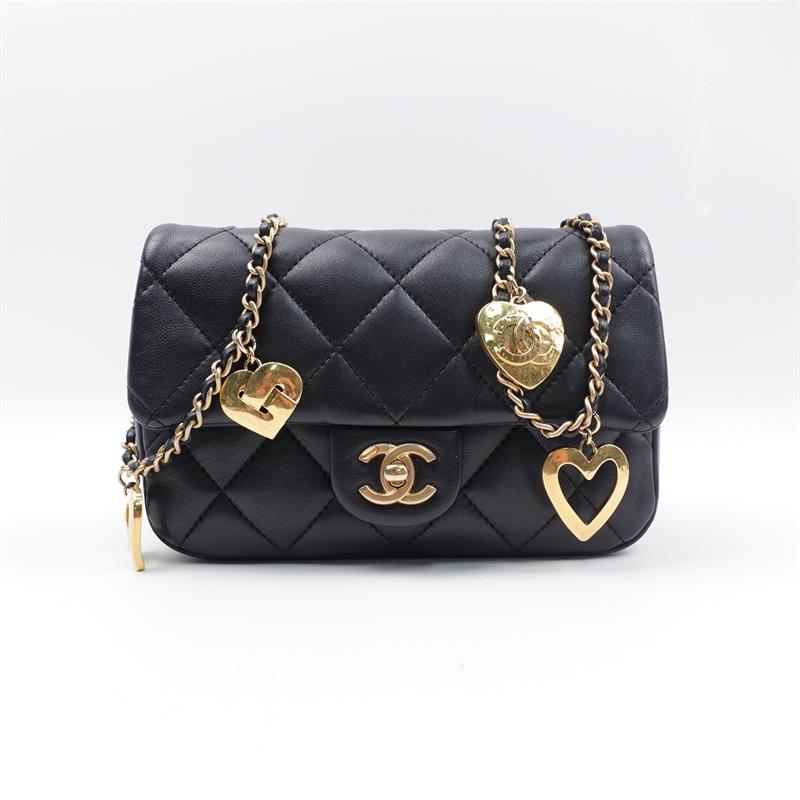 Pre-owned Chanel CF Mini Calfskin Shoulder Bag