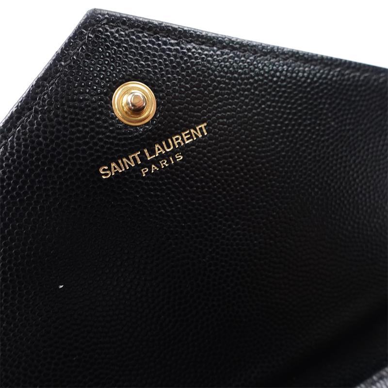 Pre-owned Saint Laurent Black Calfskin Shoulder Bag