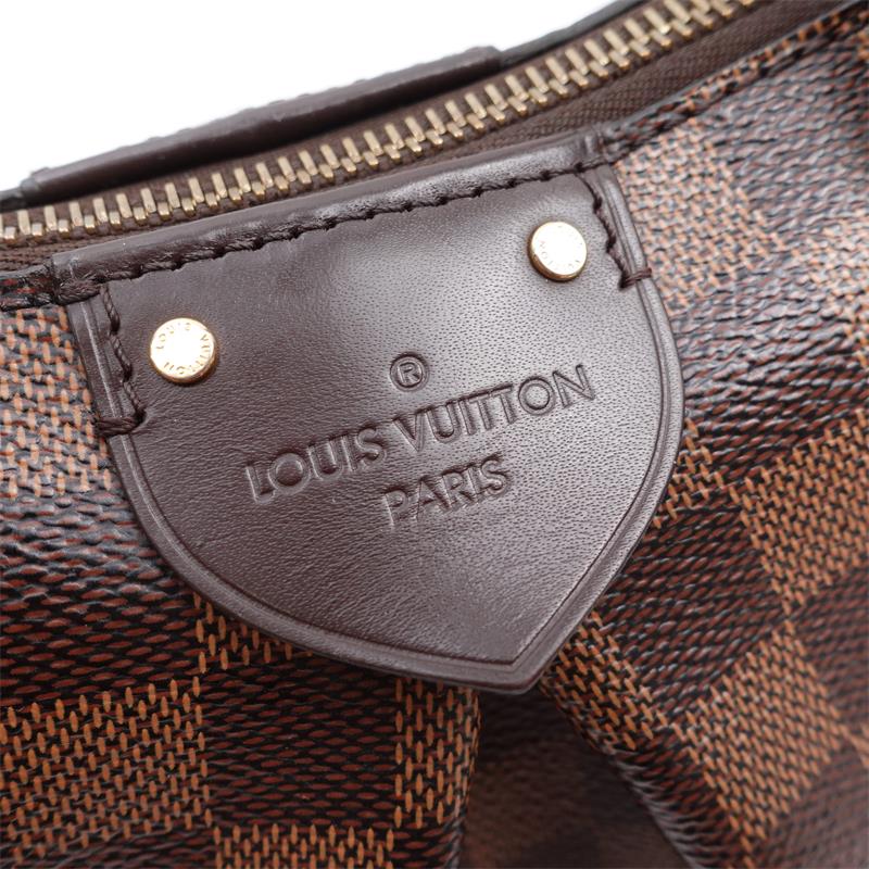 Pre-owned Louis Vuitton Siena Damier Eben Coated Canvas Shoulder Bag