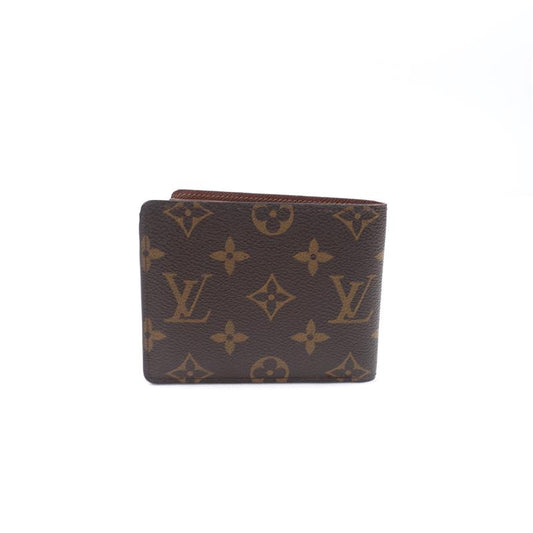 Pre-owned Louis Vuitton Monogram Coated Canvas Short Wallet