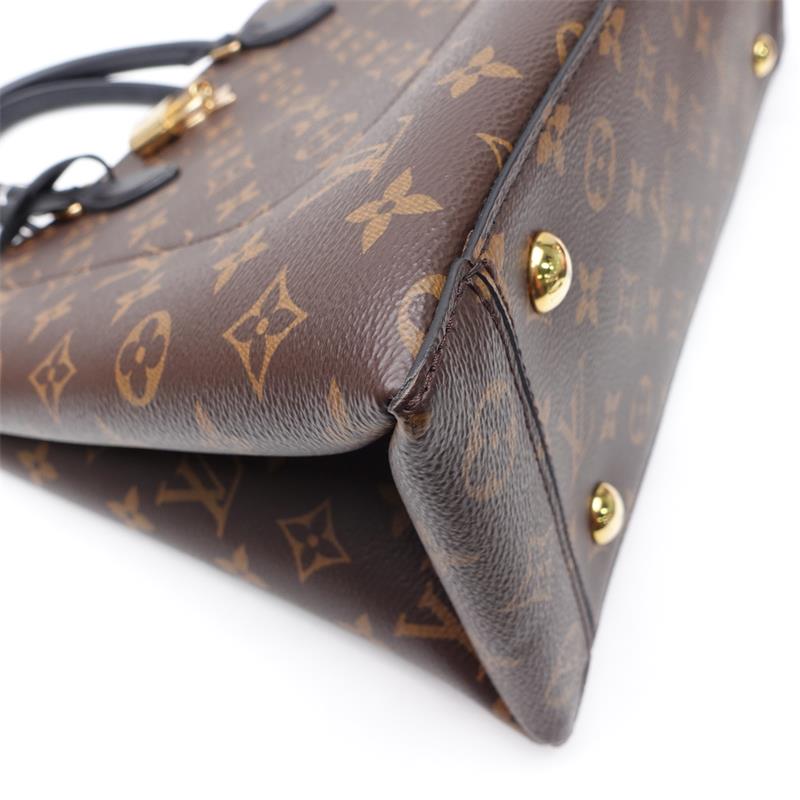 Pre-owned Louis Vuitton Flower Monogram Coated Canvas Tote