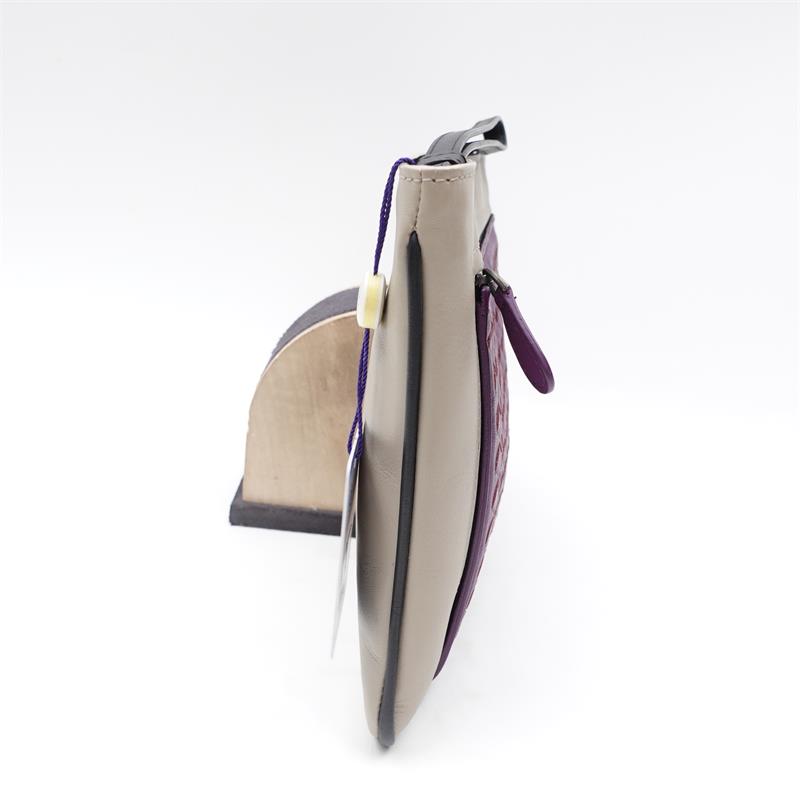 Pre-owned Purple Bottaga Veneta Calfskin Clutch