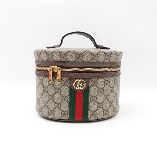 【Deal】Gucci Ophidia Gray Canvas Bucket Bag-TS