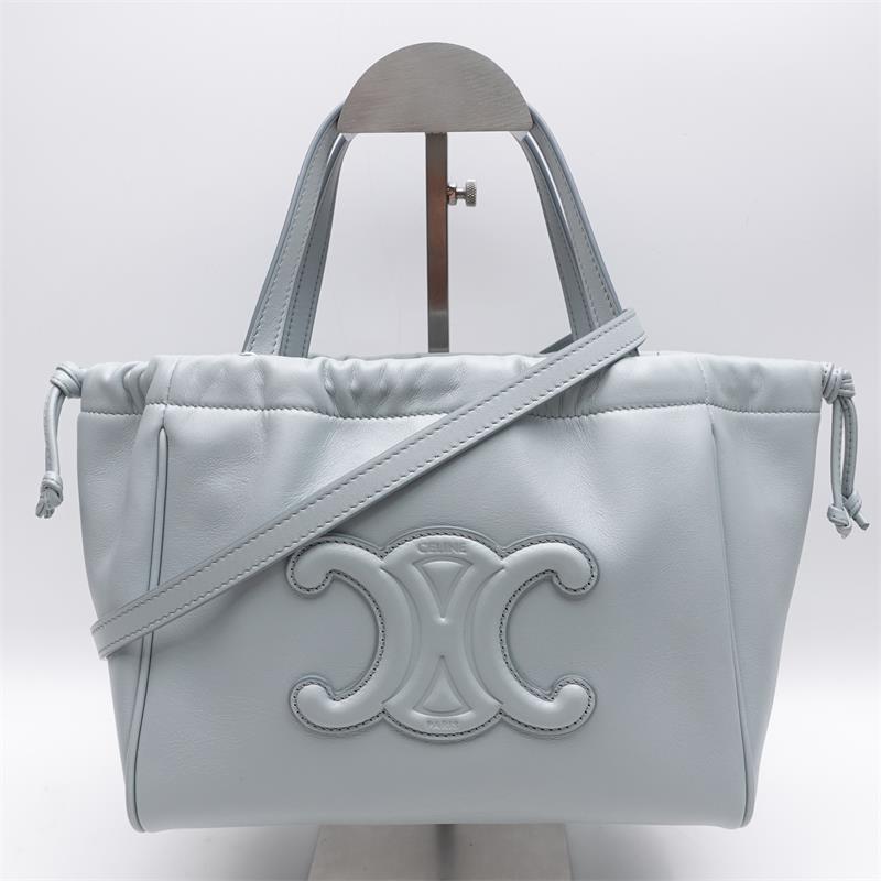 Pre-owned Celine Blue Calfskin Shoulder Bag-HZ