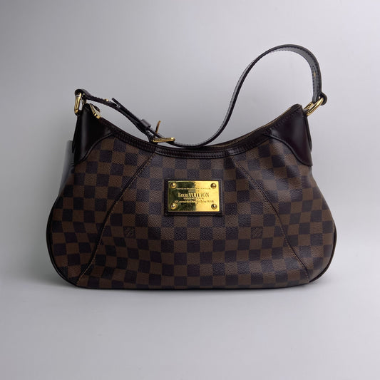 Pre-owned Louis Vuitton Damier Ebene Thames Handbag - HZ