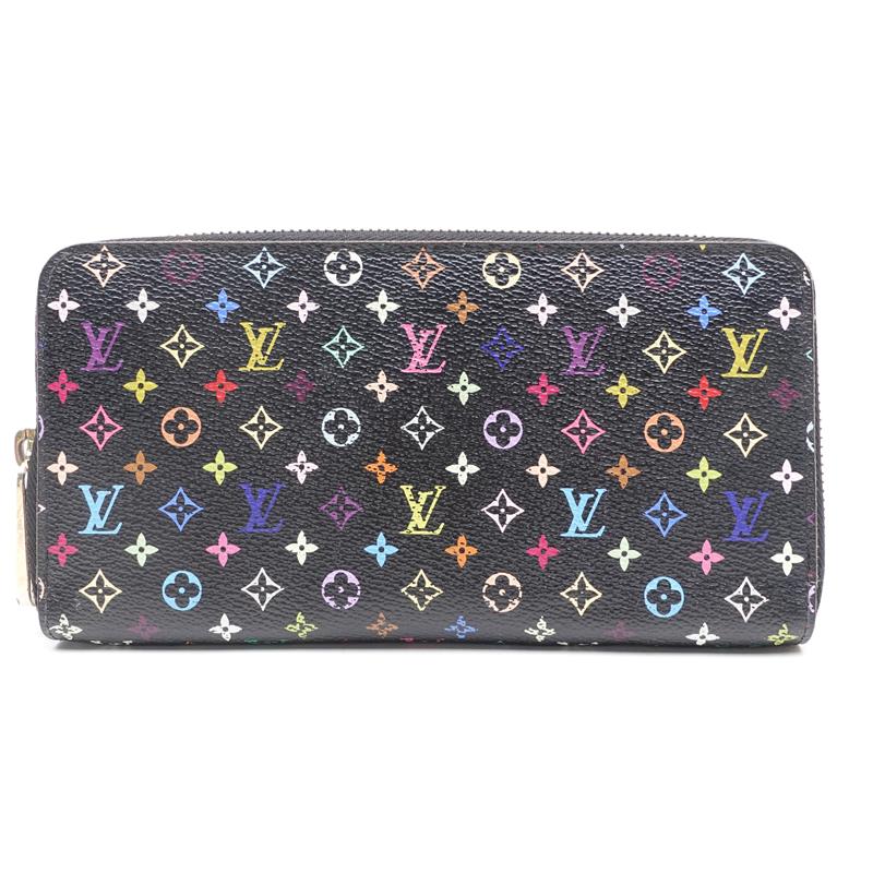 【DEAL】Pre-owned Louis Vuitton Black Multi Zippy Coated Canvas Wallet