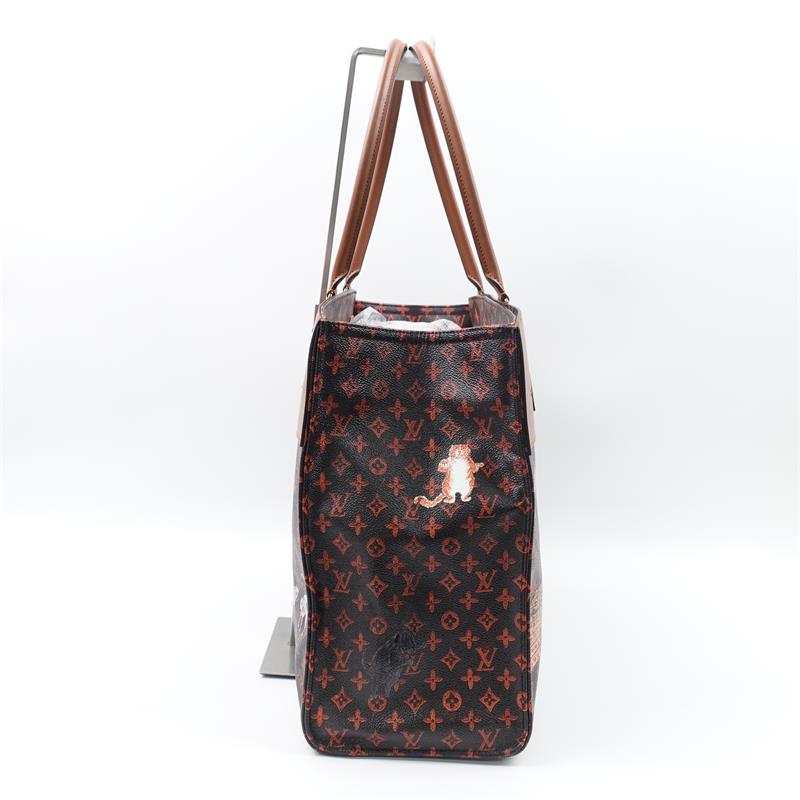 Pre-owned Louis Vuitton City Streamer GM Brown Monogram Coated Canvas Tote