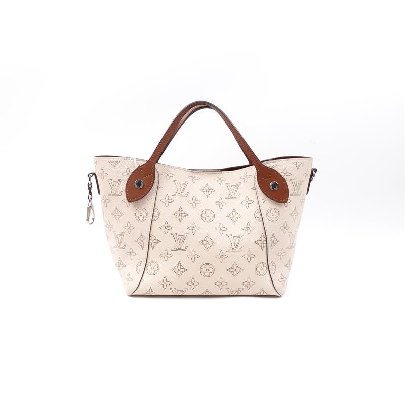 Pre-owned Louis Vuitton Hina Beige Calfskin Shoulder Bag-HZ