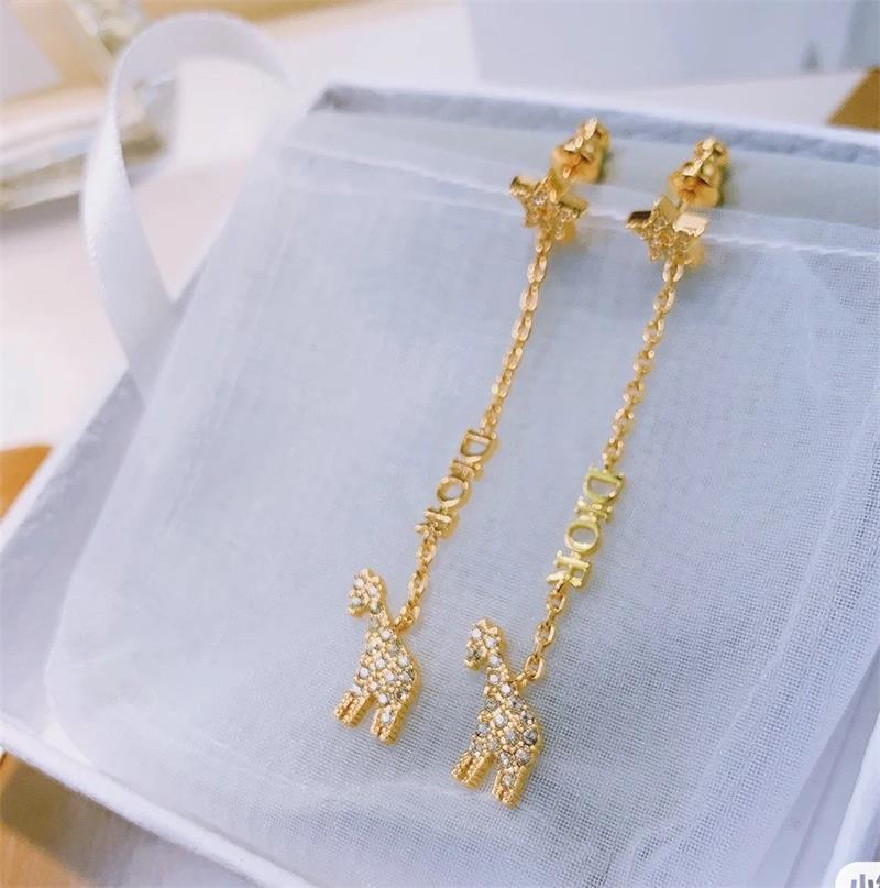 【Deal】Pre-owned Dior Alloy Diamond Earrings-TS