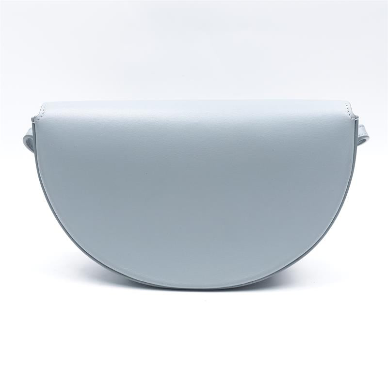 Pre-owned Celine Blue Besacetriomphe  Calfskin Shoulder Bag-HZ