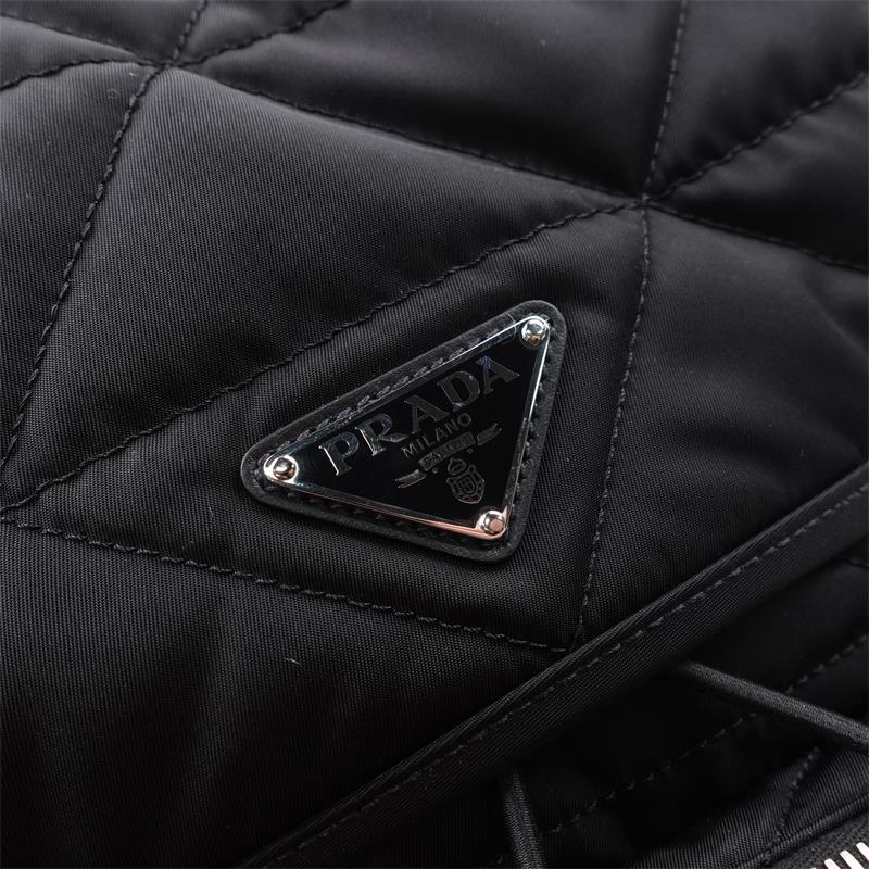 Pre-owned Prada Black Nylon Backpack