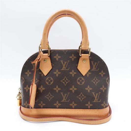 【DEAL】Louis Vuitton Alma BB Monogram Brown Coated Canvas Shoulder Bag