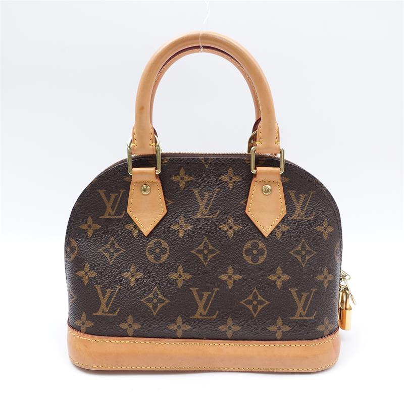 【DEAL】Louis Vuitton Alma BB Monogram Brown Coated Canvas Shoulder Bag