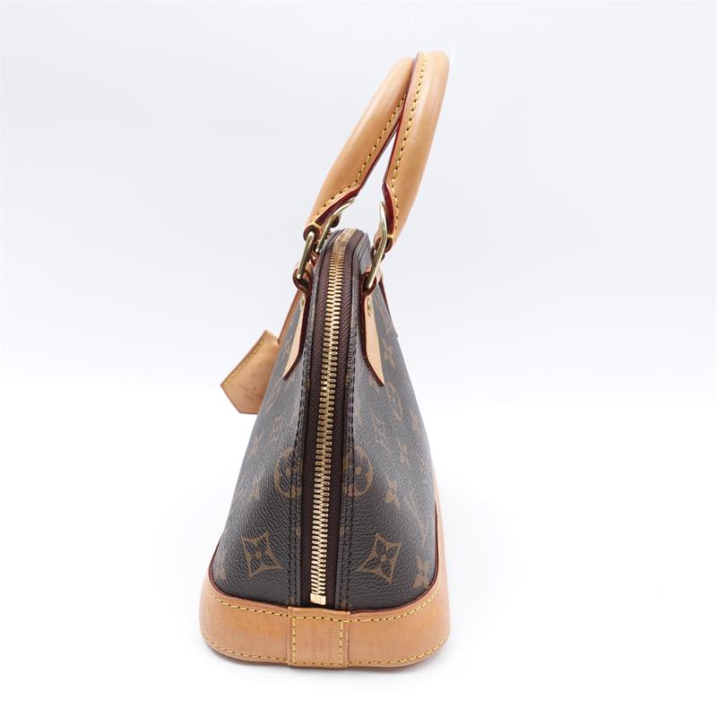 【DEAL】Louis Vuitton Alma BB Monogram Brown Coated Canvas Shoulder Bag