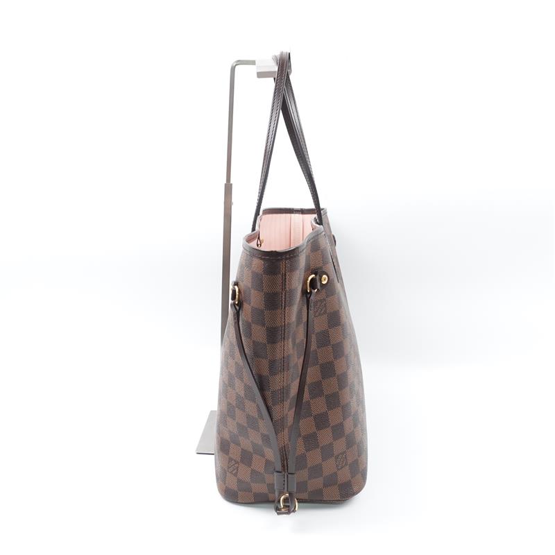 Pre-owned Louis Vuitton Neverfull Damier Eben Coated Canvas Tote