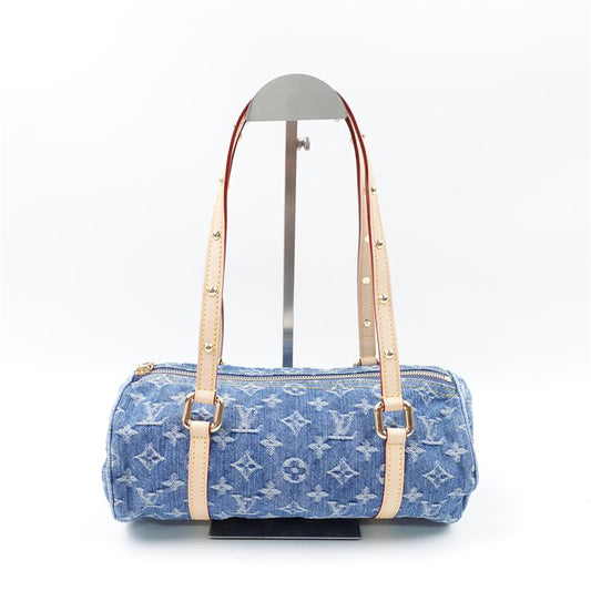 Pre-owned Louis Vuitton Denim Blue Shoulder Bag-TS