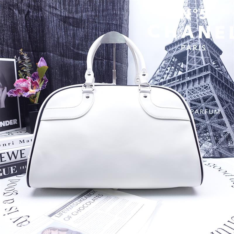 Pre-owned Prada White Calfskin Handle Bag