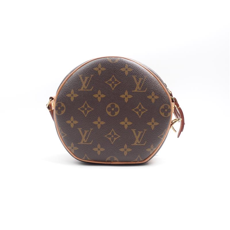 Pre-owned Louis Vuitton Boite Chapeau Souple Brown Coated Canvas Shoulder Bag-HZ