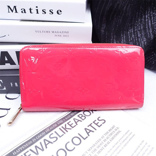 【DEAL】Pre-owned Louis Vuitton Rose Pink Vernis Wallet