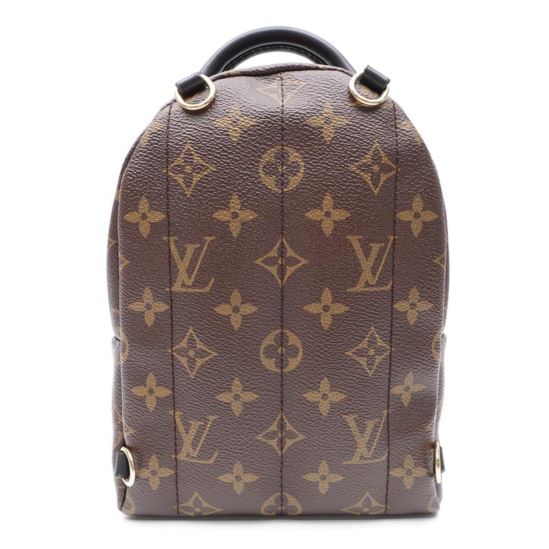 Pre-owned Louis Vuitton Palm Spring Mini Monogram Coated Canvas Backpack